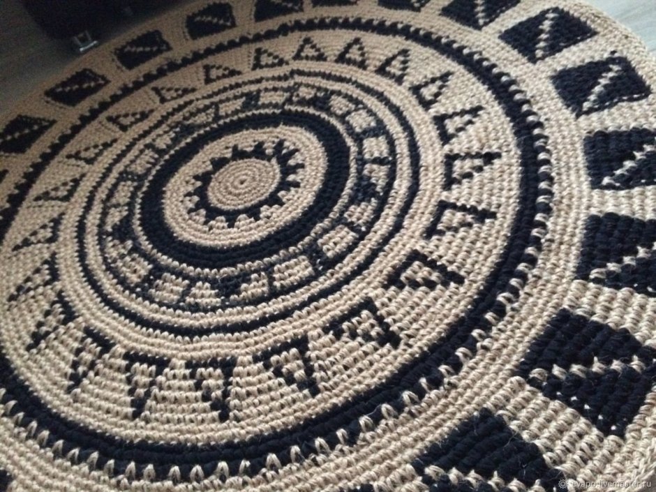 Ковер из джута Майское чудо