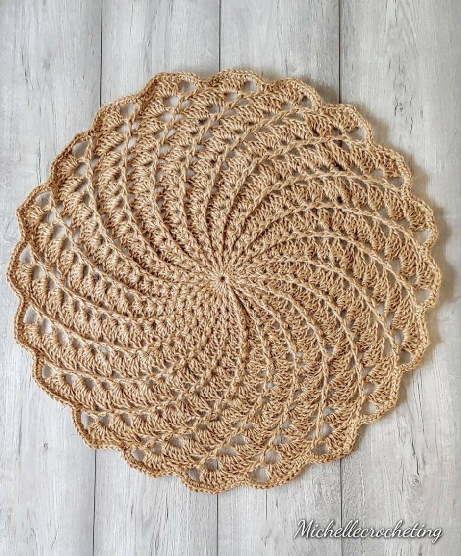 Ковер из джута 130х170