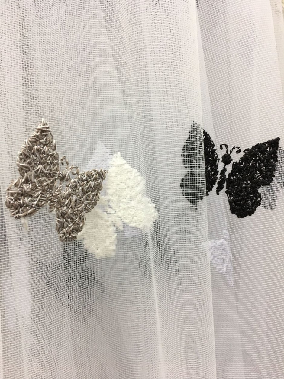 Бабочки на шторы декор