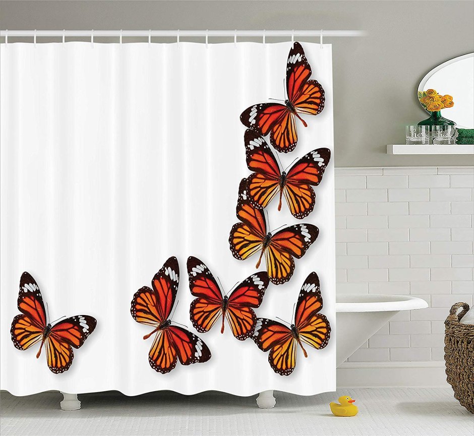 Бабочки на шторы декор