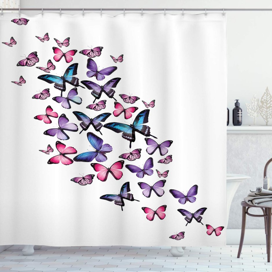 Декоративные бабочки на шторы