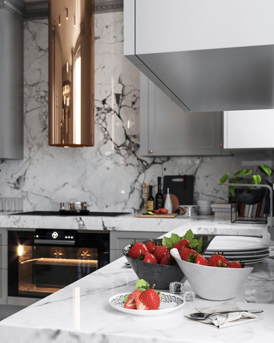 Кухонная вытяжка в интерьере