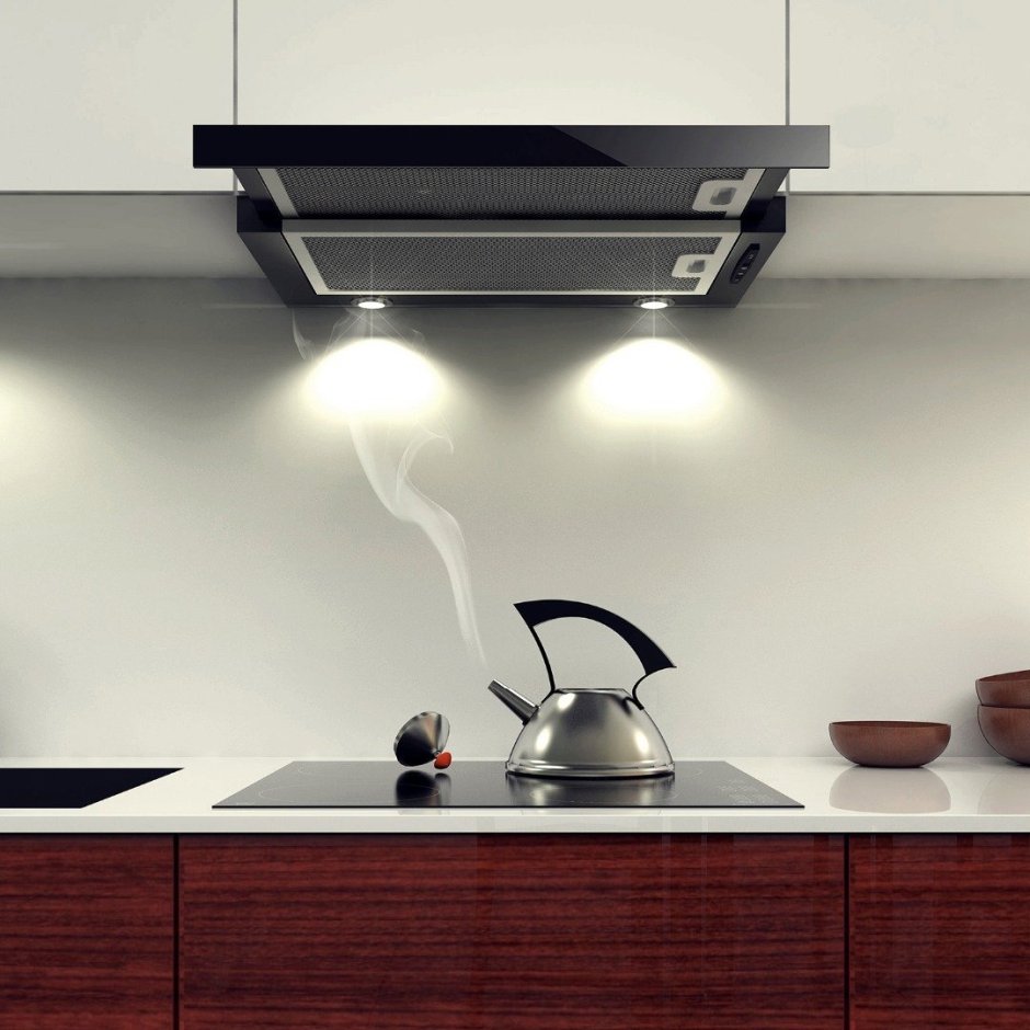 Скрытая вытяжка для кухни