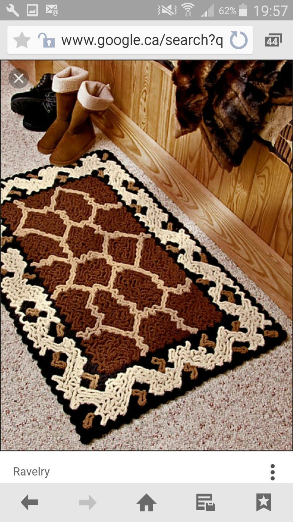 Коврики в прихожую вязаные