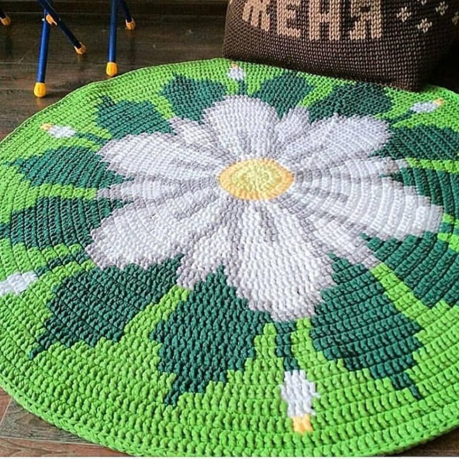 Коврики в прихожую вязаные