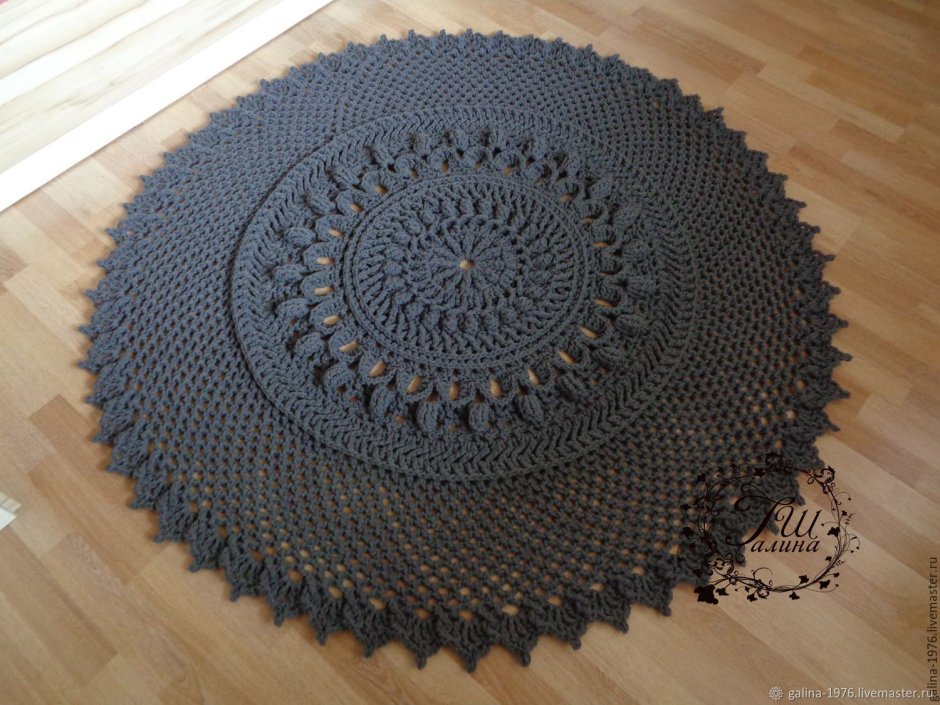 Коврик крючком