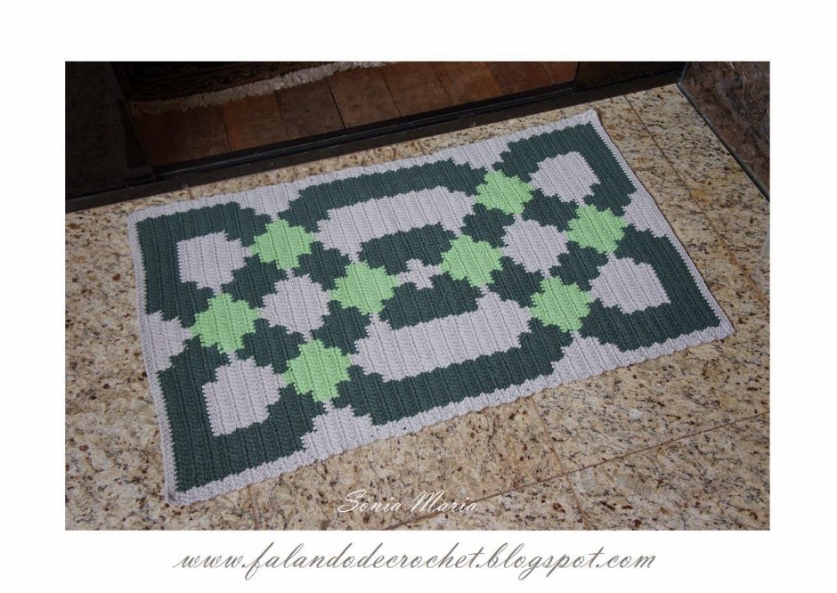 Коврики детские на пол вязаные крючком
