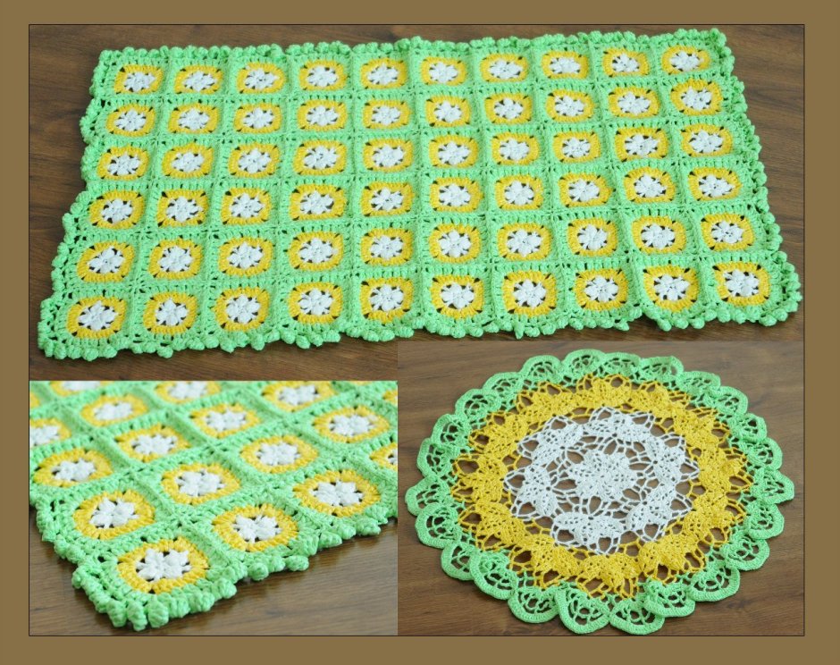 Ковёр из круглых мотивов