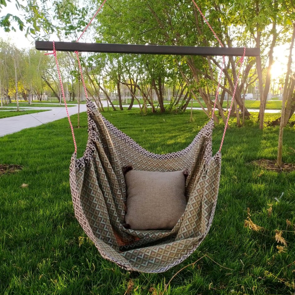 Подвесные кресла в бане