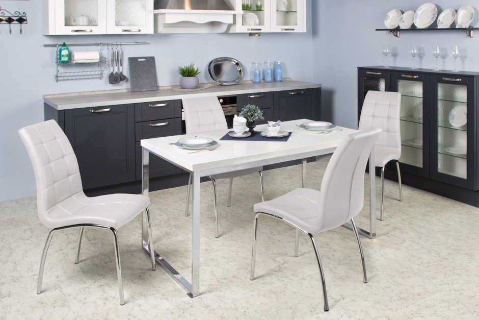 Стол хофф белый кухонный