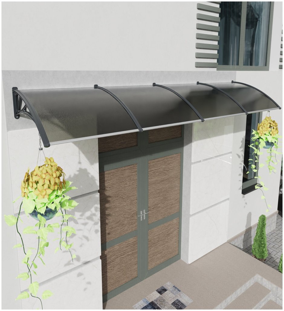 Козырьки из поликарбоната Алмарта