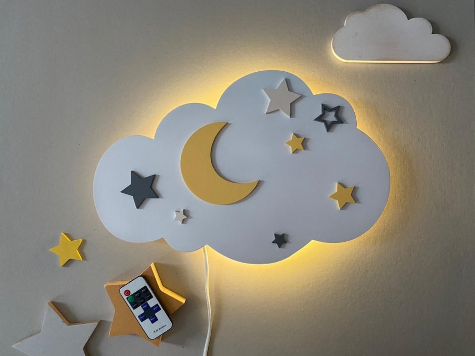 Светильник облако в детскую