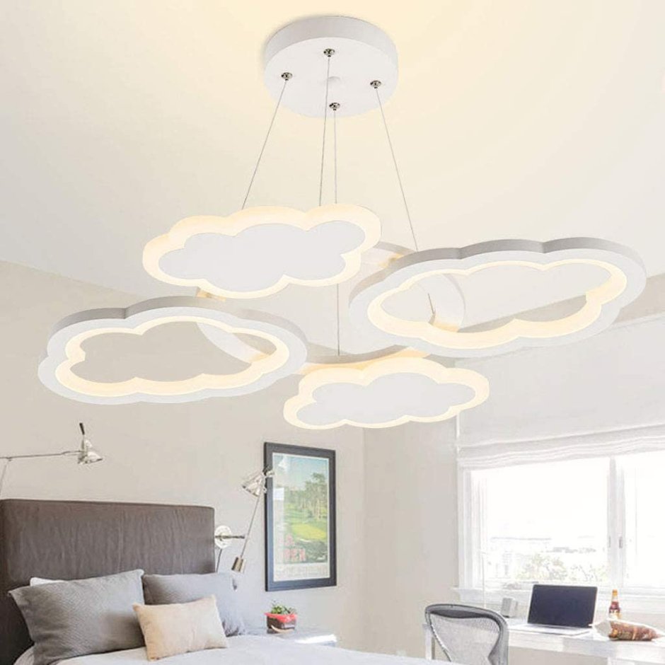 Бра с полкой розовое облако Wall Lamp Pink cloud