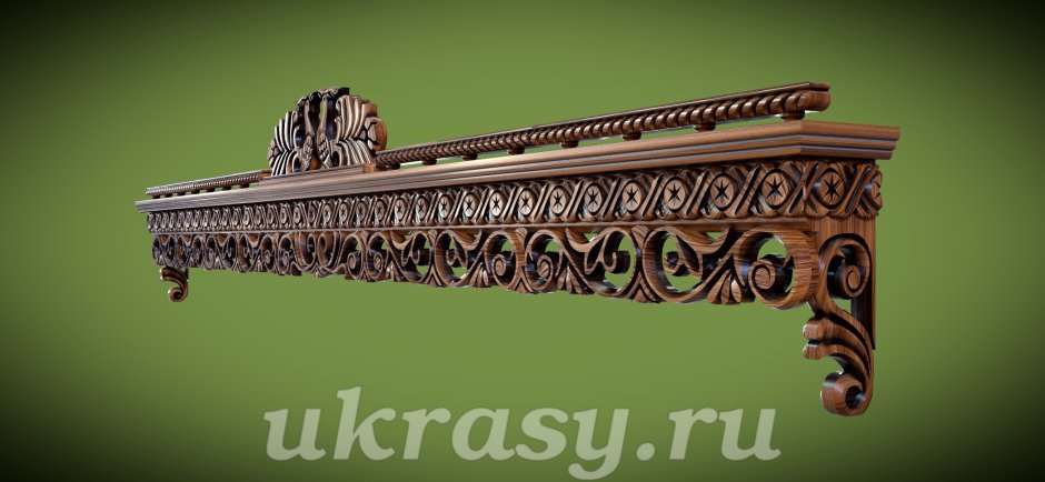 Резные карнизы для штор