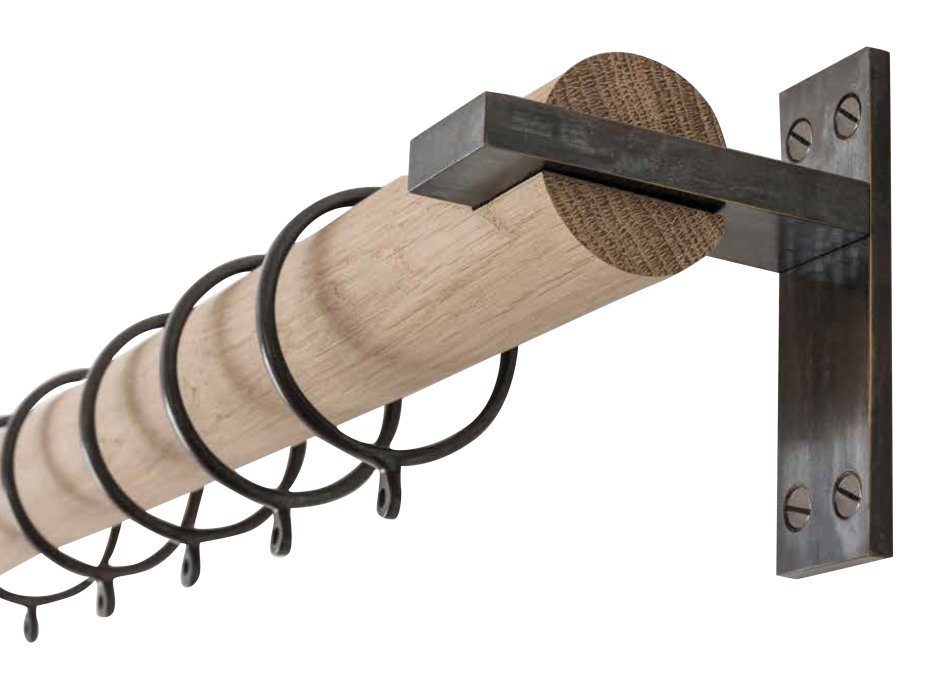 Кронштейн для гардины из дерева