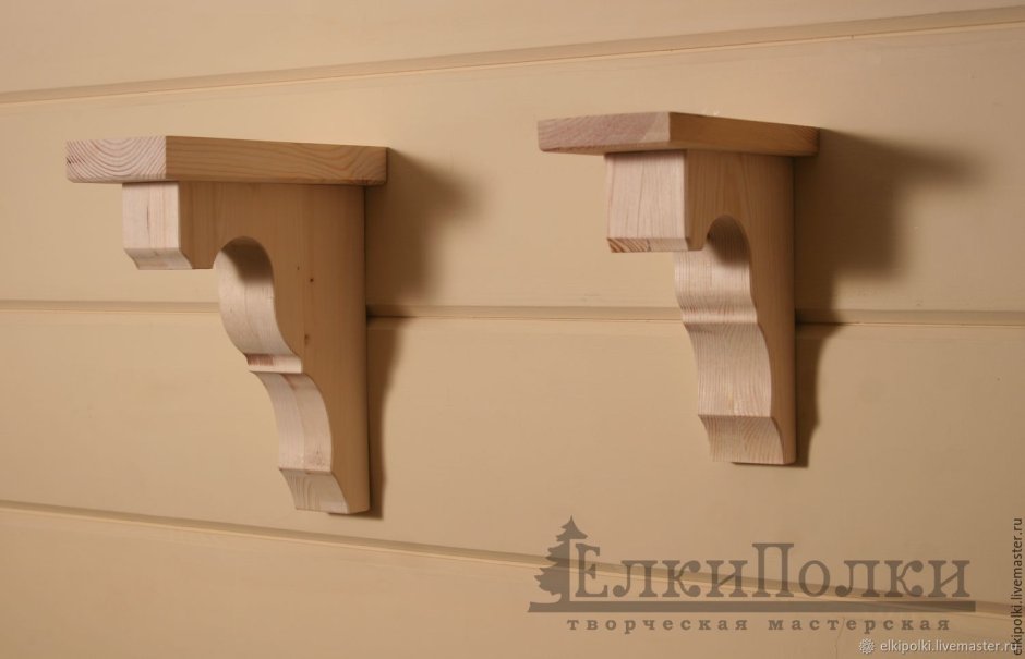 Самодельные деревянные карнизы для штор