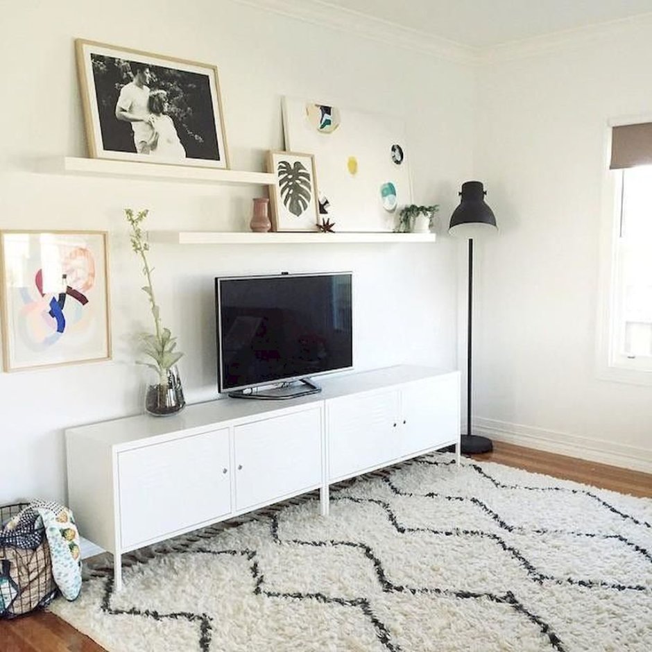 Тумба ЛАКК икеа в интерьере