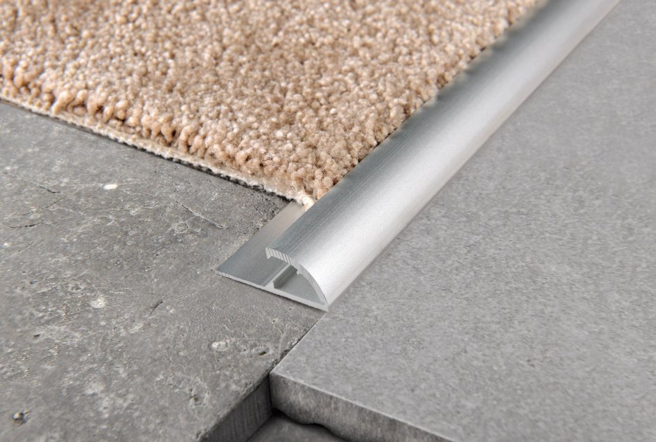 Профиль для ковролина алюм/серебро/10мм