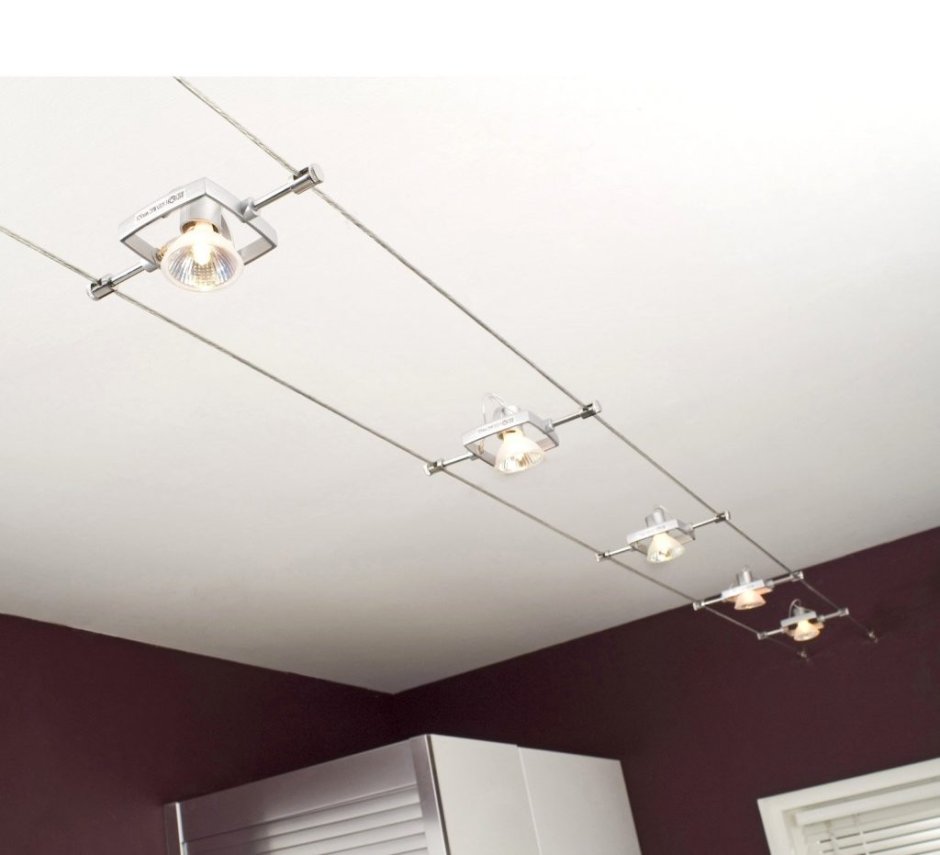 Люстры на тросах