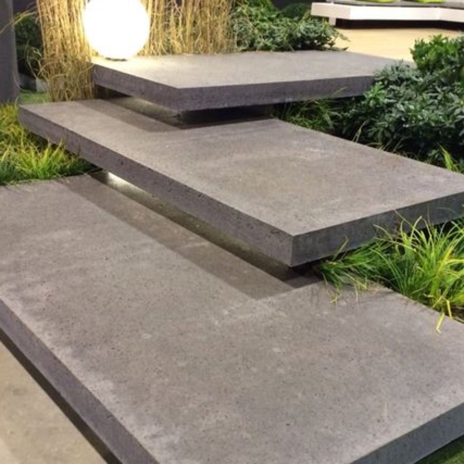 Бетонные плиты для ступеней