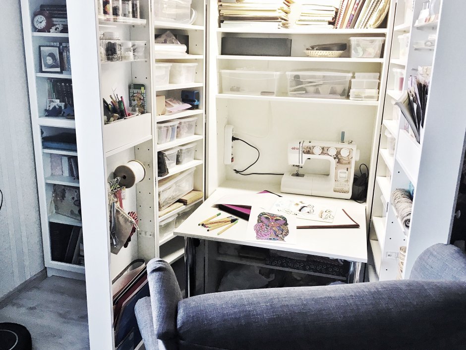 Шкаф трансформер для рукоделия икеа