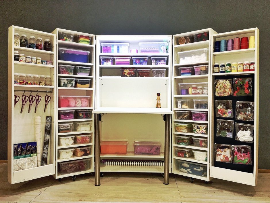 Шкаф трансформер для рукоделия box78