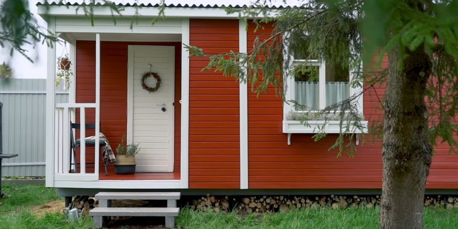 Дом из бытовки который взорвал