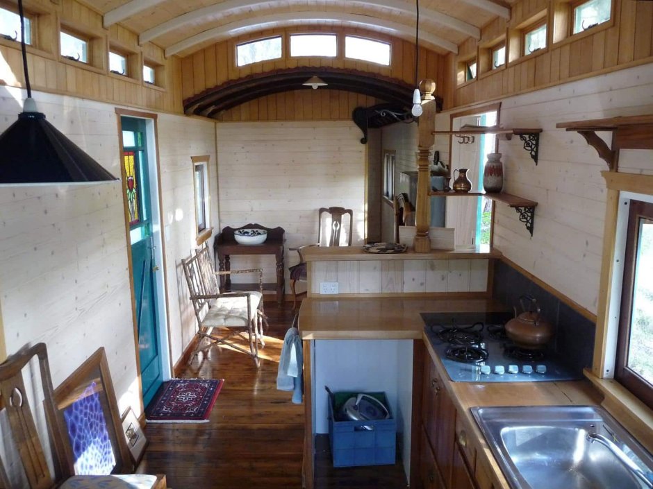 Дачный домик из вагончика