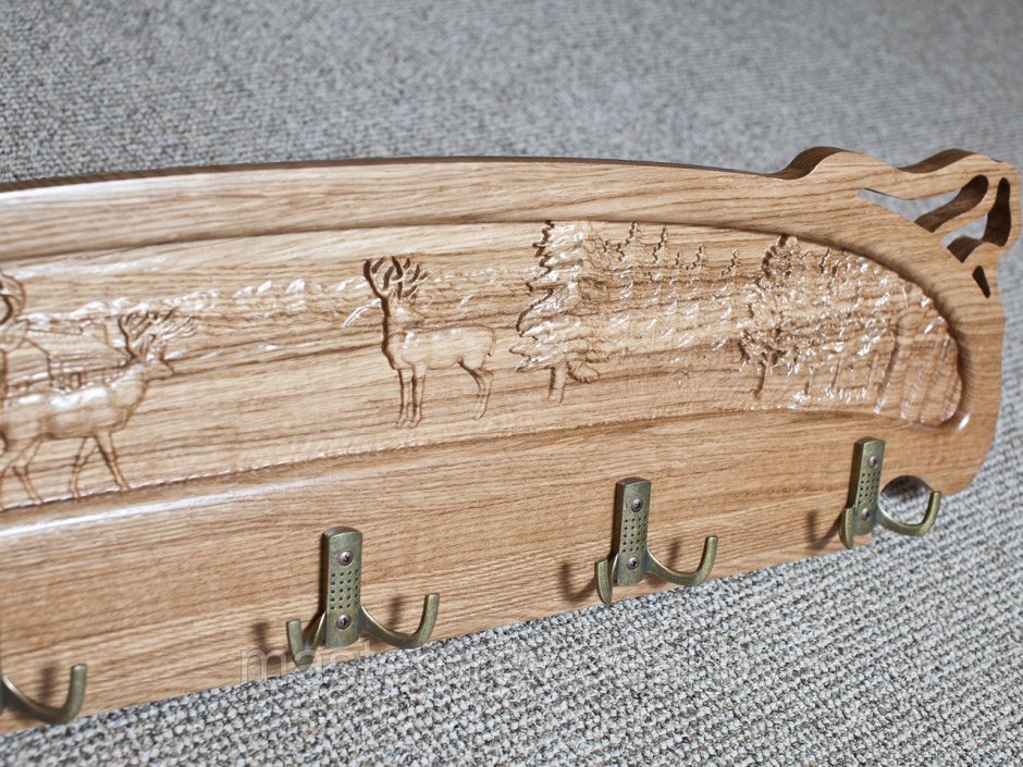 Ручка рс140 банная резная Ликон 1-0755