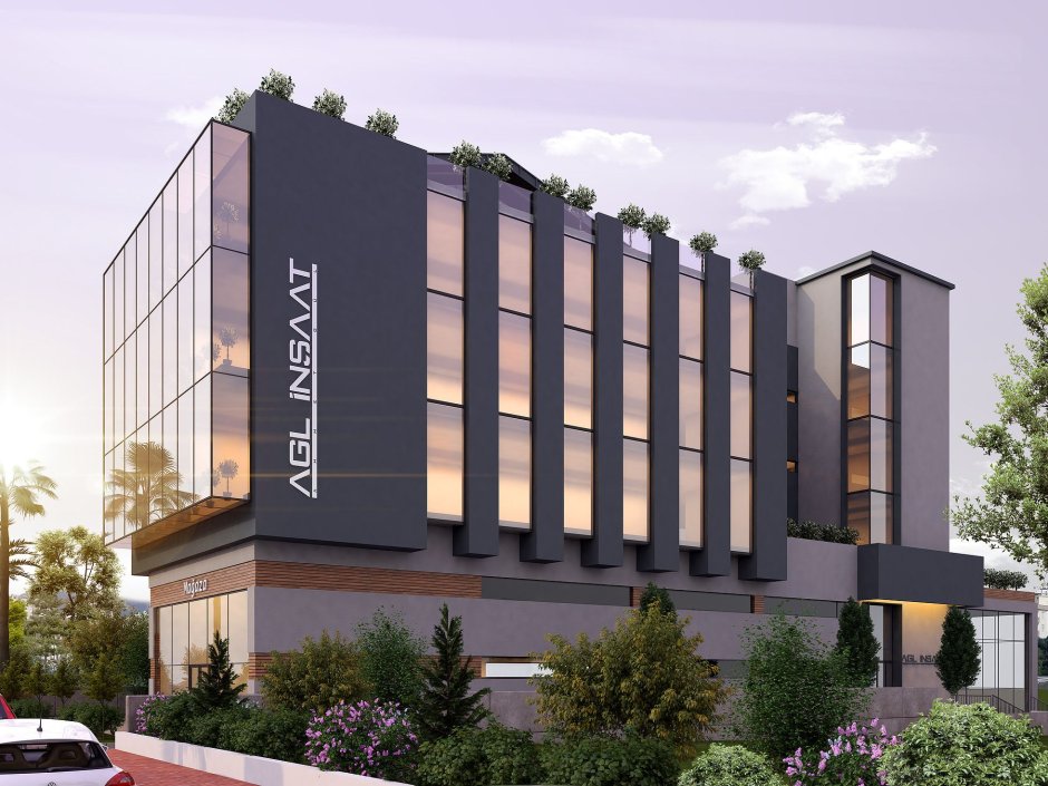 Фасад коммерческого здания