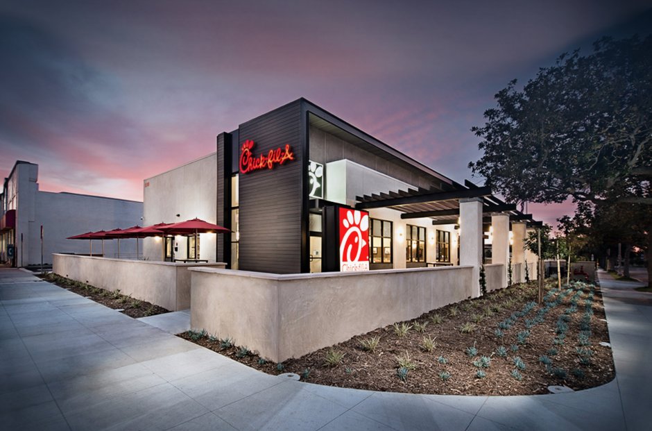 Фасады ресторанов в современном стиле