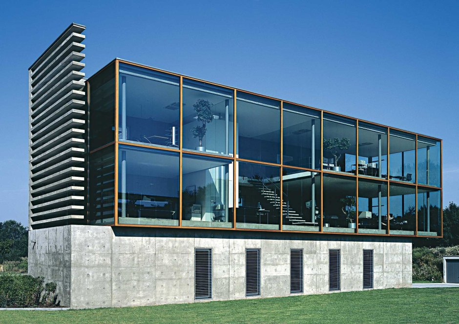 Современные стеклянные здания