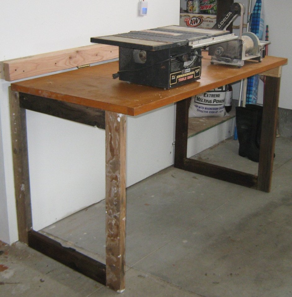 Складной верстак в гараж