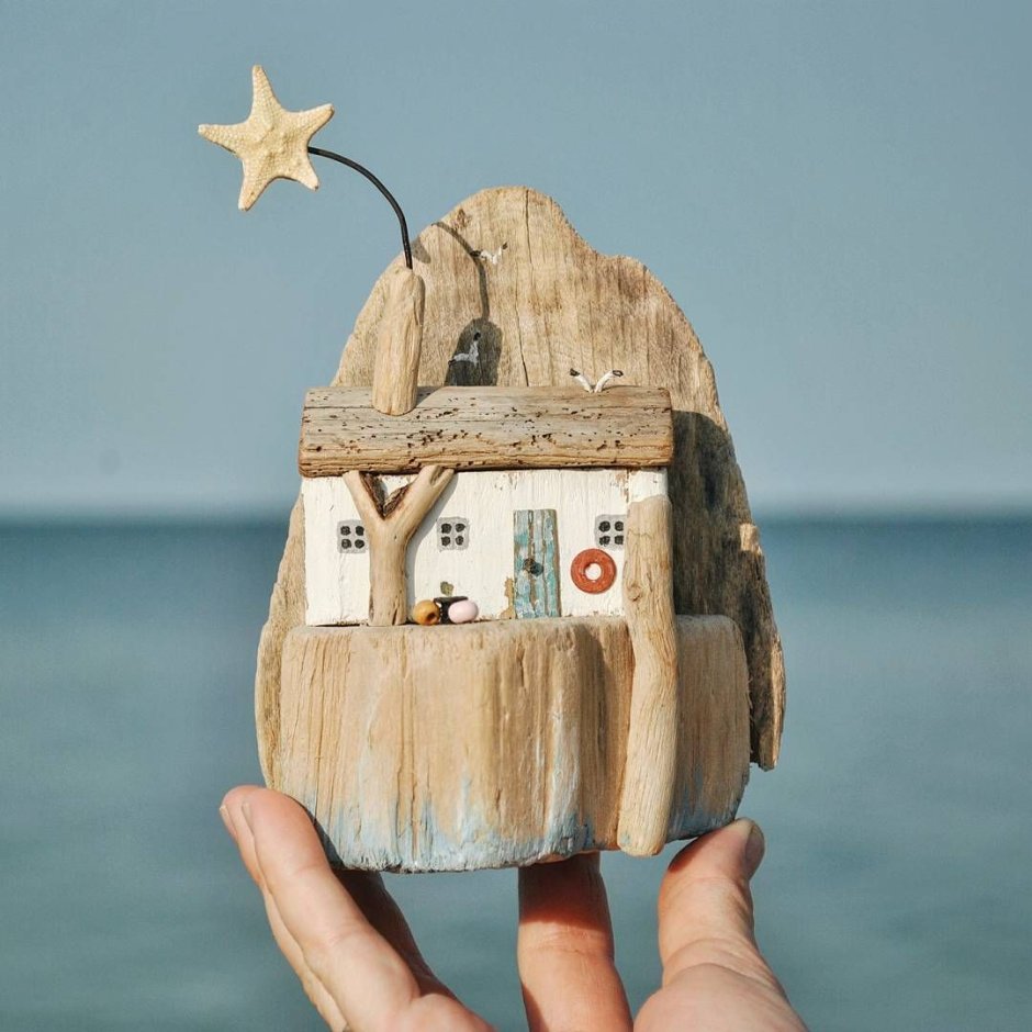 Дрифтвуд птичка