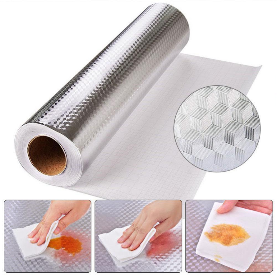 Фольга стикер самоклеящаяся (для защиты и декорирования), рулон, 60*300см