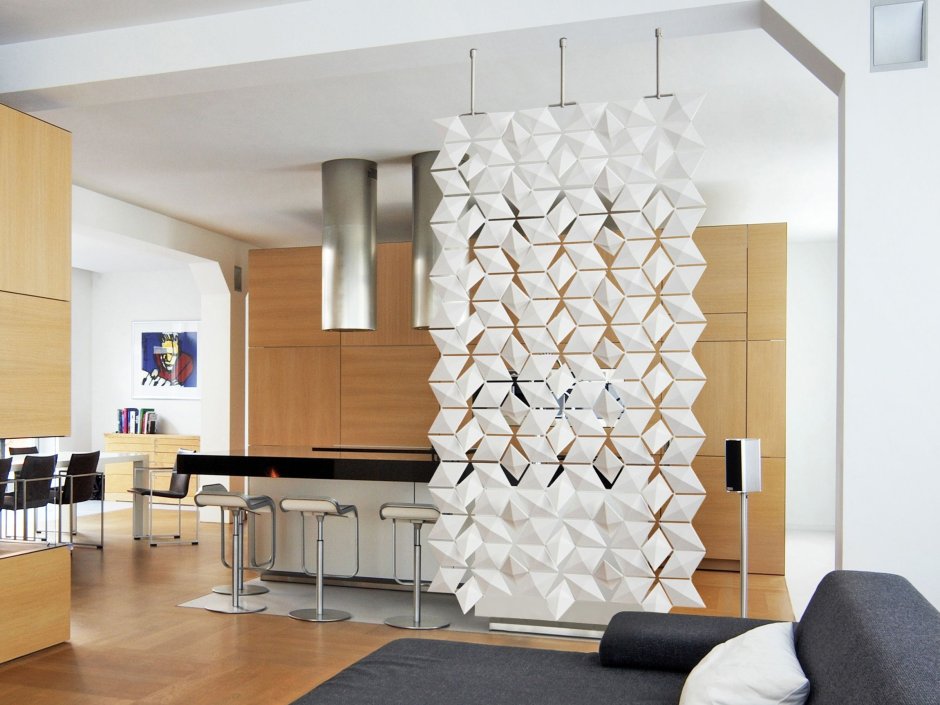 Декоративные занавески для зонирования