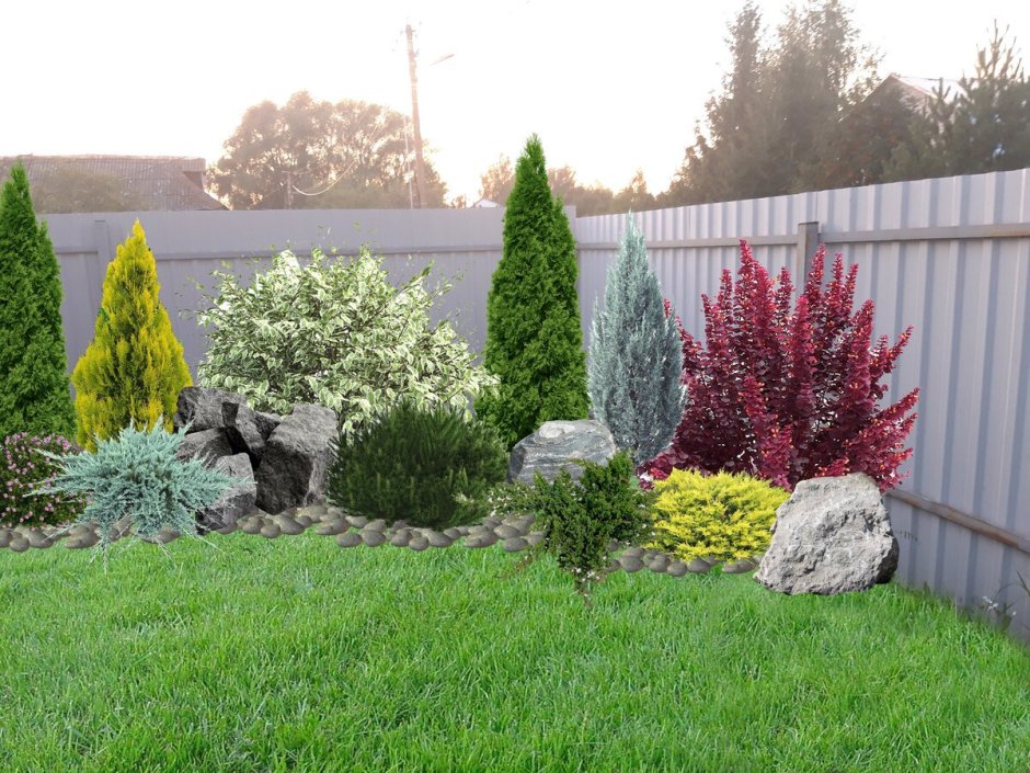 Миксбордер рокарий