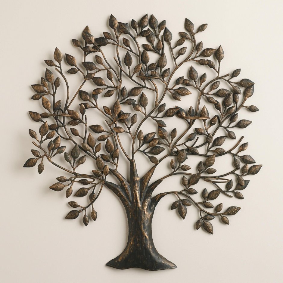Кованое дерево на стену