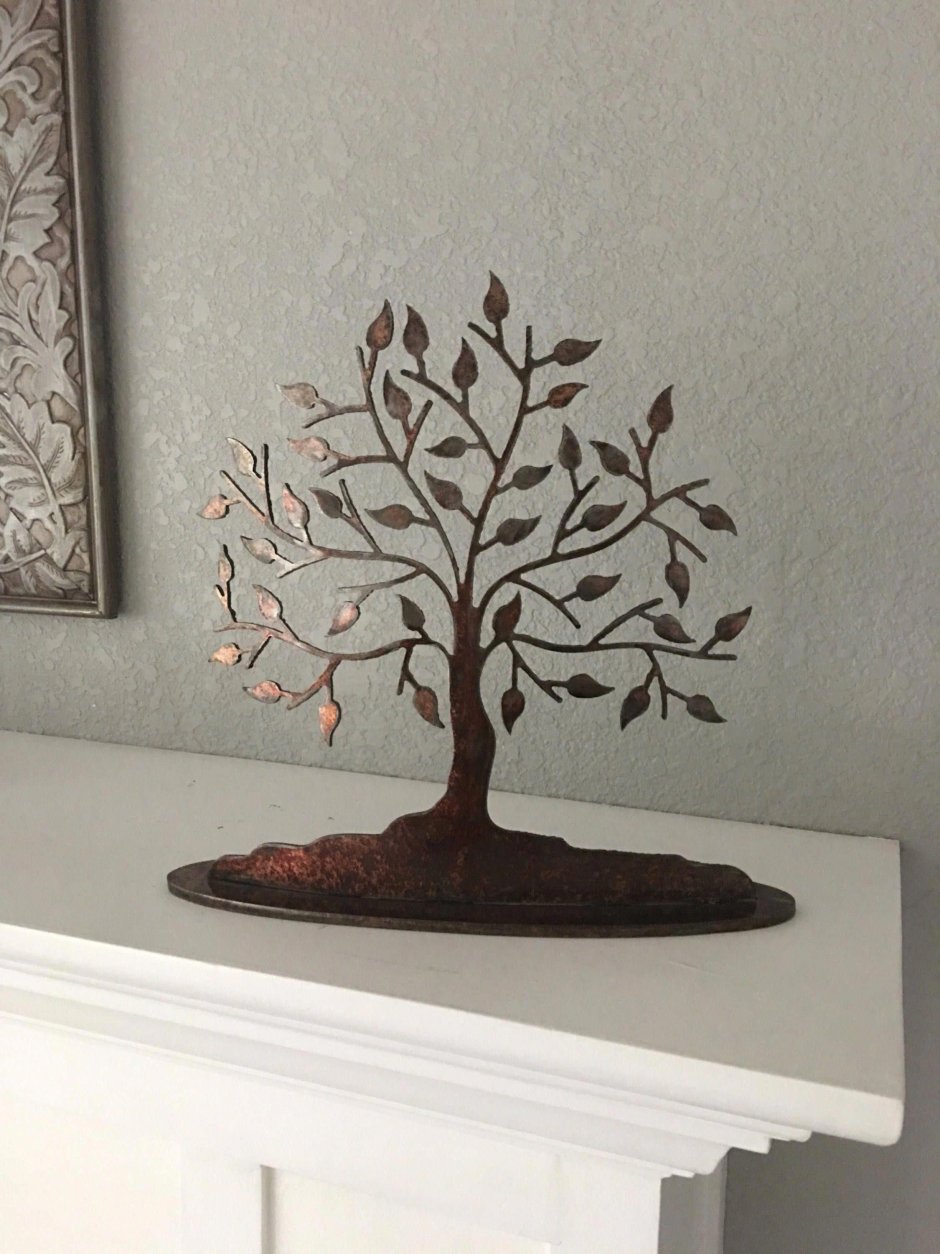 Металлическое дерево для интерьера