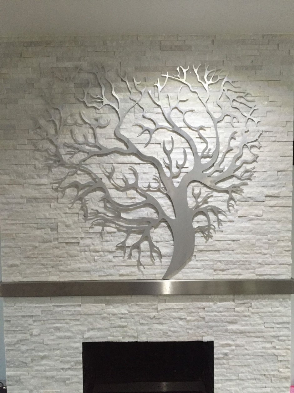 Металлические деревья арт