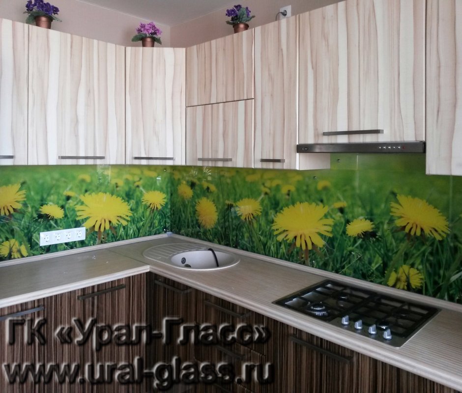Стеклянный фартук в Леруа Мерлен