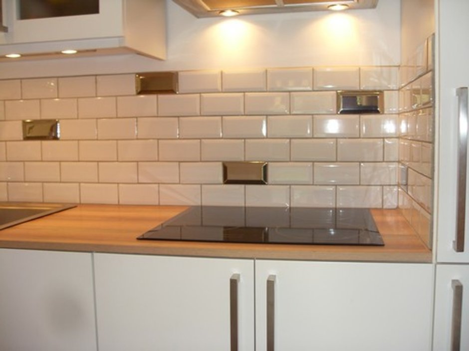 Фартук для кухни из плитки Леруа