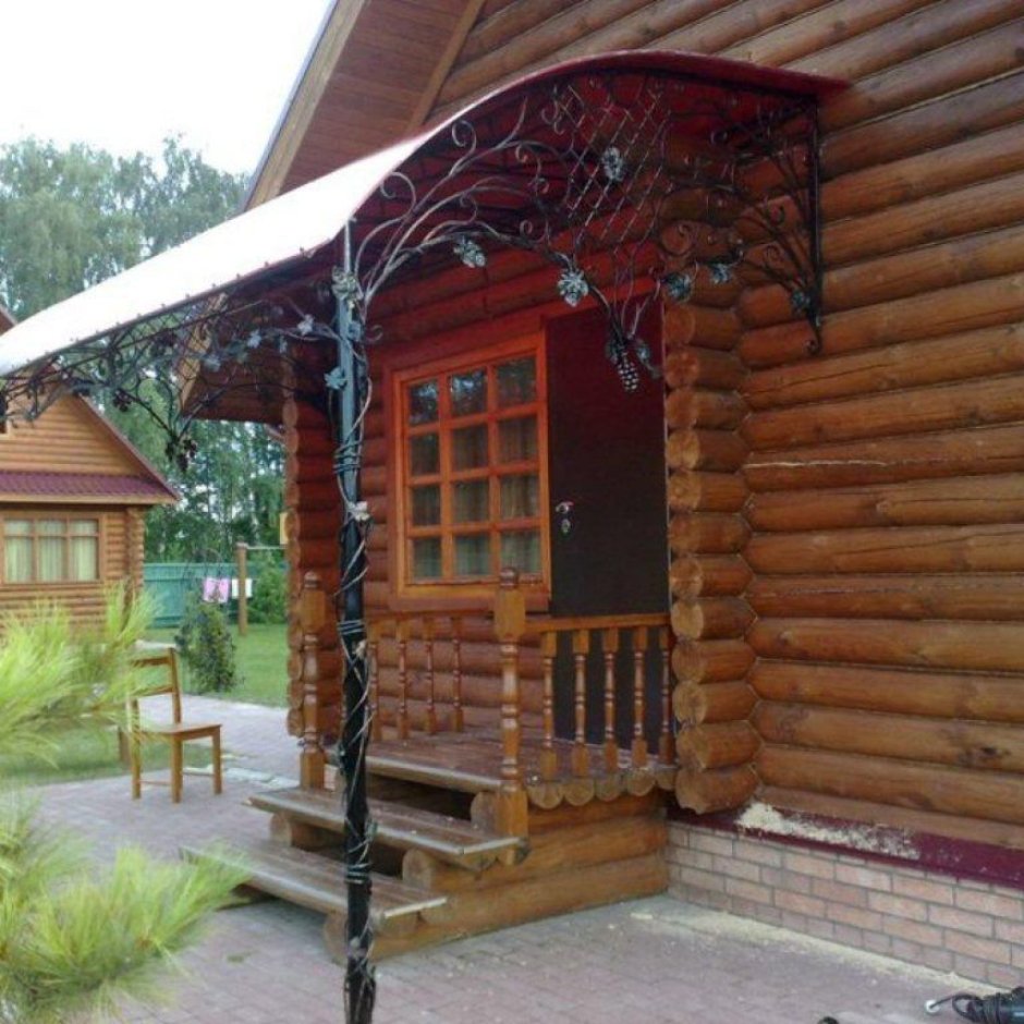 Крыльцо с тамбуром для частного дома