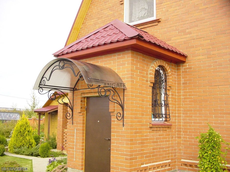 Красивые навесы над крыльцом