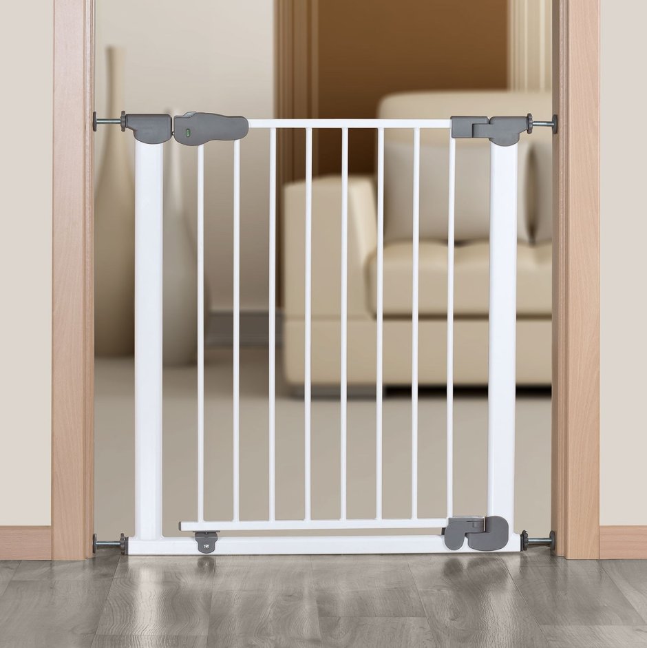 Geuther ворота безопасности easy Lock Wood 84,5 - 92,5 см