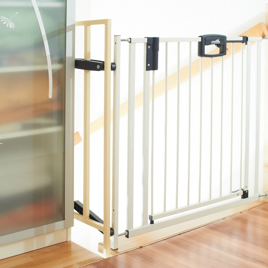 Geuther ворота безопасности easy Lock natural 75.5-83.5 см
