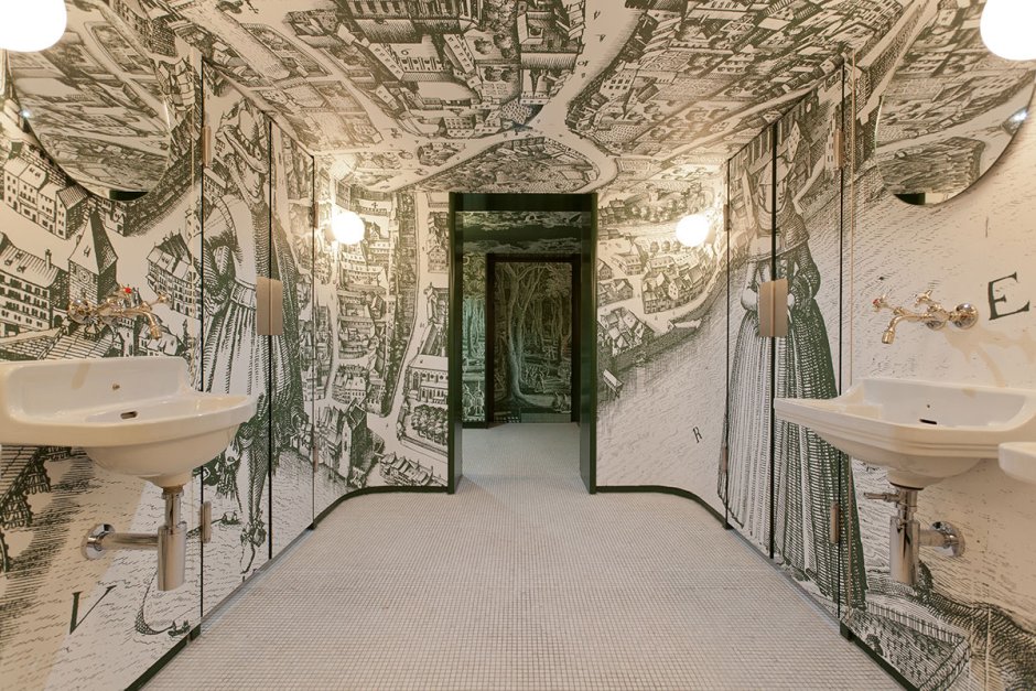 Необычные туалеты в ресторанах