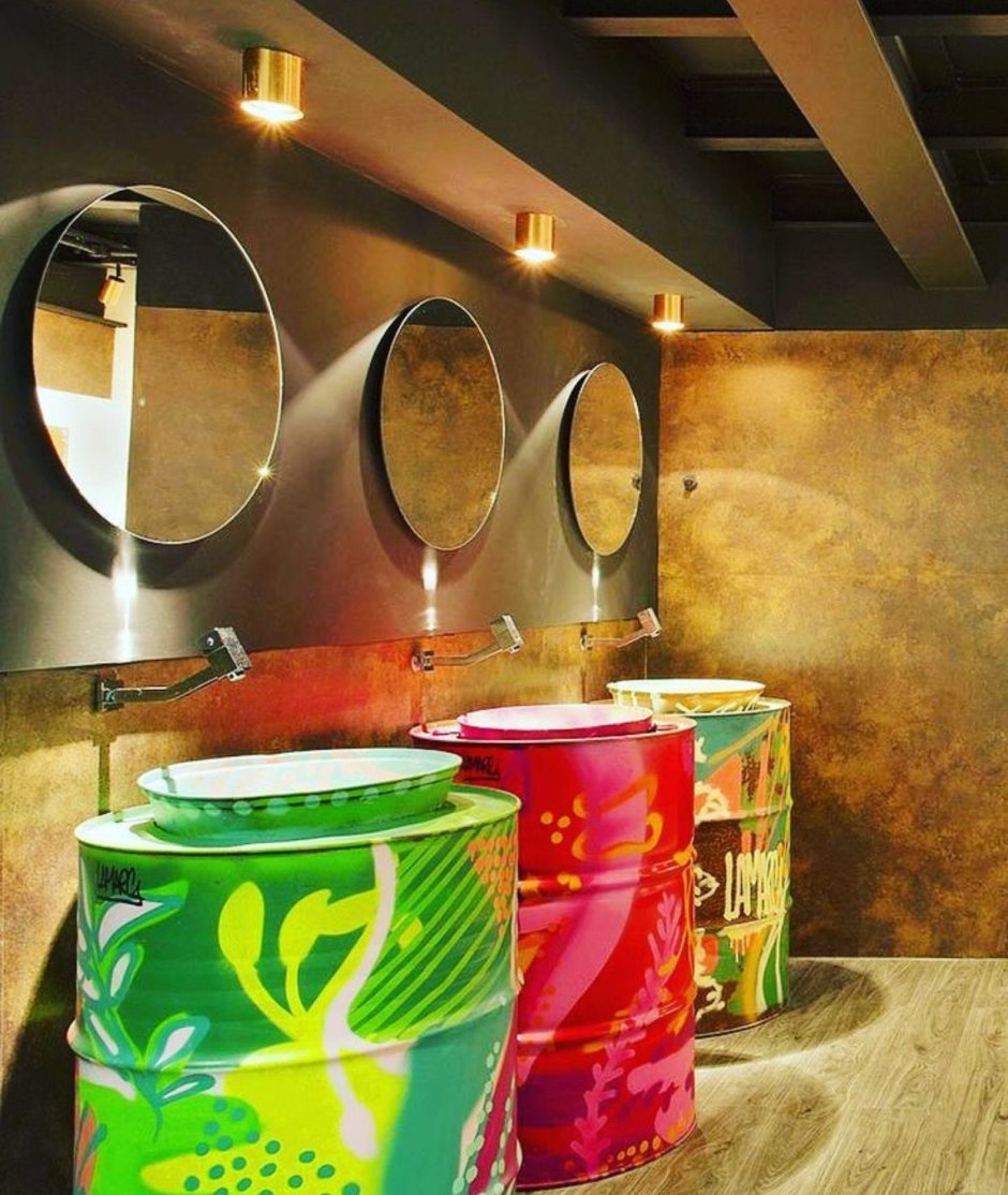 Необычные туалеты в ресторанах