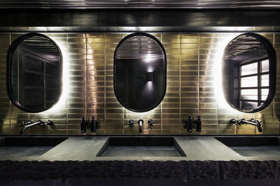 Красивые туалеты в ресторанах