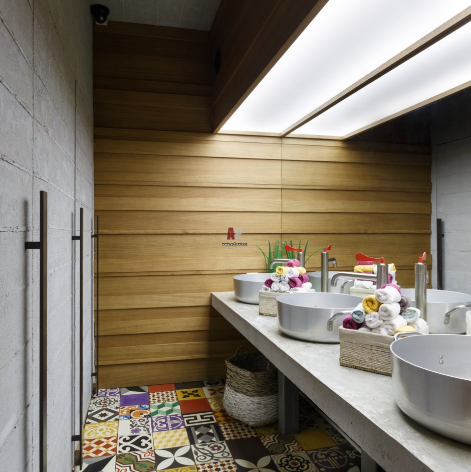 Туалетная комната в ресторане